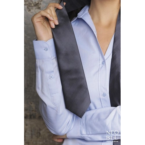 CORBATA CLUB DE RAYAS FALSO LISO NEOBLU TOMMY REF S03200