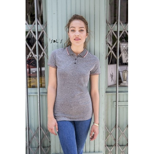 POLO JASPEADO DE MUJER SOL'S PANAME WOMEN REF S02082