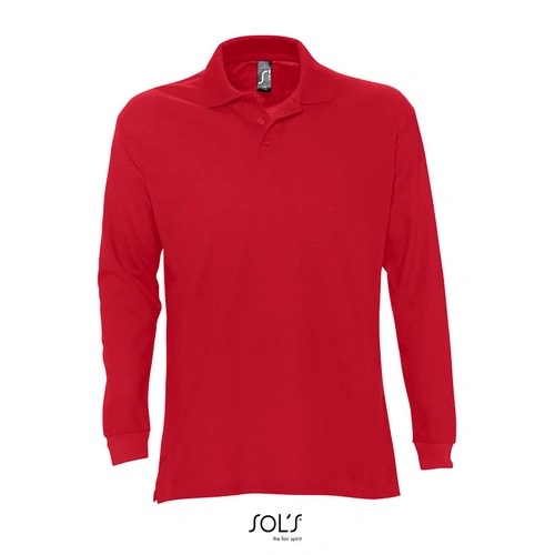 POLO PIQUÉ HOMBRE MANGA LARGA SOL'S STAR REF S11328
