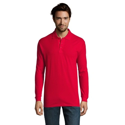 POLO PIQUÉ HOMBRE MANGA LARGA SOL'S STAR REF S11328