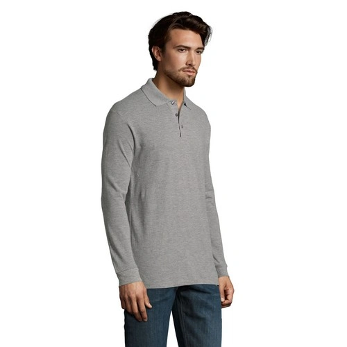 POLO PIQUÉ HOMBRE MANGA LARGA SOL'S STAR REF S11328