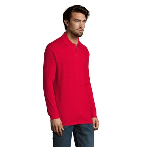 POLO PIQUÉ HOMBRE MANGA LARGA SOL'S STAR REF S11328