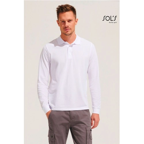 POLO UNISEX MANGA LARGA DE POLIALGODÓN SOL'S PRIME LSL REF S03983