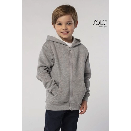 SUDADERA CON CREMALLERA Y CAPUCHA SOL'S STONE KIDS REF S02092