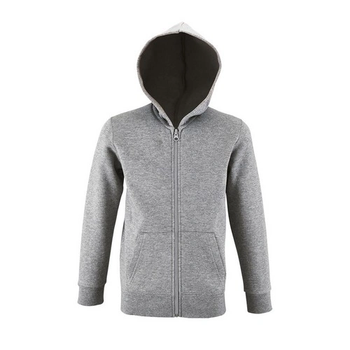 SUDADERA CON CREMALLERA Y CAPUCHA SOL'S STONE KIDS REF S02092