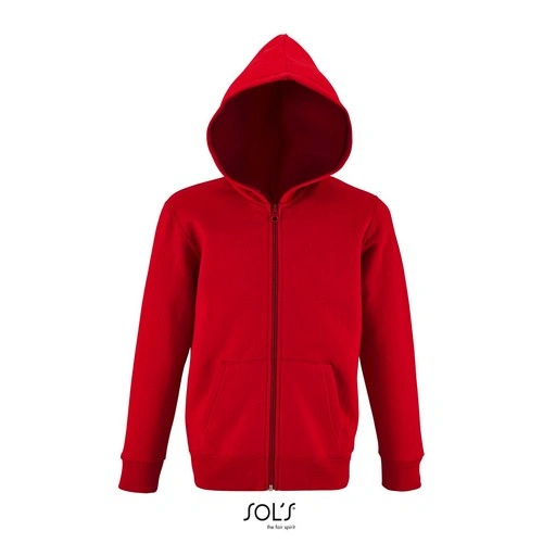 SUDADERA CON CREMALLERA Y CAPUCHA SOL'S STONE KIDS REF S02092