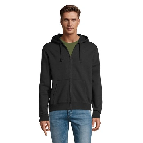 SUDADERA CON CREMALLERA Y CAPUCHA DE HOMBRE SOL'S SPIKE MEN REF S03105