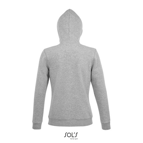 SUDADERA CON CREMALLERA Y CAPUCHA DE MUJER SOL'S SPIKE WOMEN REF S03106