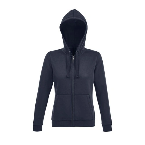 SUDADERA CON CREMALLERA Y CAPUCHA DE MUJER SOL'S SPIKE WOMEN REF S03106