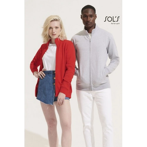 SUDADERA UNISEX CON CREMALLERA SOL'S COOPER REF S04240