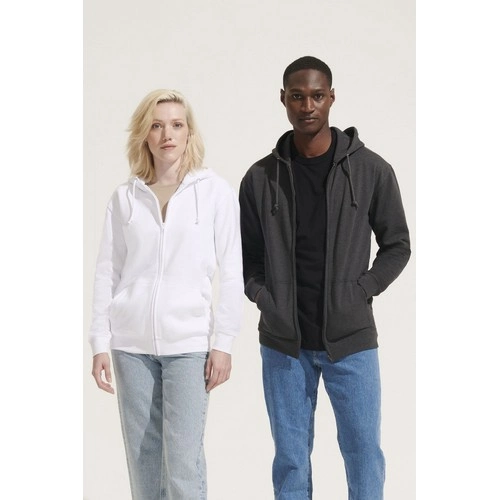 SUDADERA UNISEX CON CREMALLERA Y CAPUCHA SOL'S CARTER REF S03812