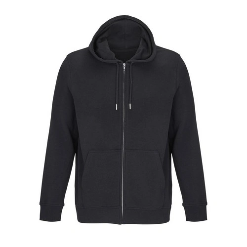 SUDADERA UNISEX CON CREMALLERA Y CAPUCHA SOL'S CALIPSO REF S04237