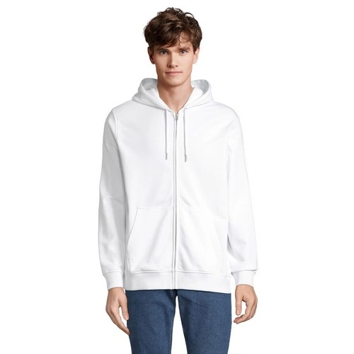 SUDADERA UNISEX CON CREMALLERA Y CAPUCHA SOL'S CALIPSO REF S04237
