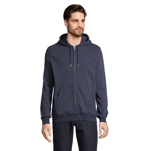 SUDADERA UNISEX CON CREMALLERA Y CAPUCHA SOL'S CALIPSO REF S04237