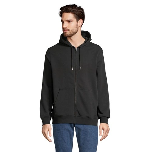 SUDADERA UNISEX CON CREMALLERA Y CAPUCHA SOL'S CALIPSO REF S04237