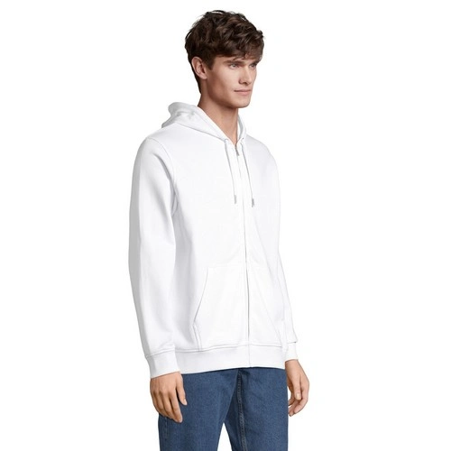 SUDADERA UNISEX CON CREMALLERA Y CAPUCHA SOL'S CALIPSO REF S04237