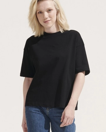 Camiseta manga corta oversize de mujer sol's boxy women ref s03807
